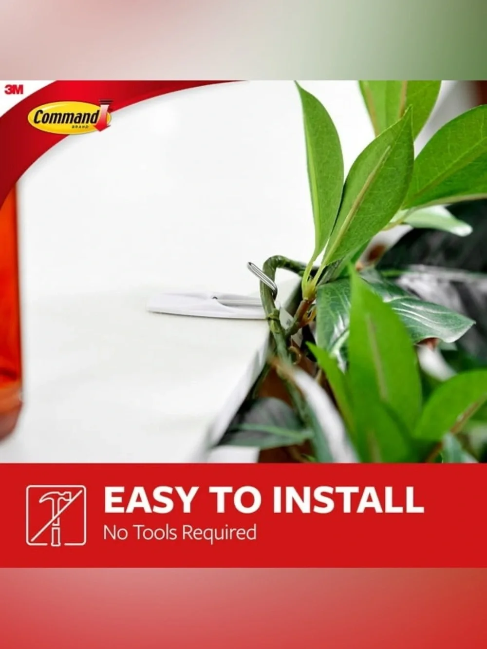 3M/Command: Medium Wire Hook (2 lbs), 16 Hooks, 20 Strips/Pack